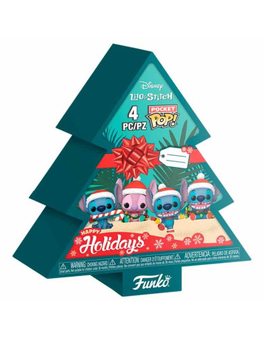 Pocket POP 4 Figuras Disney Stitch...