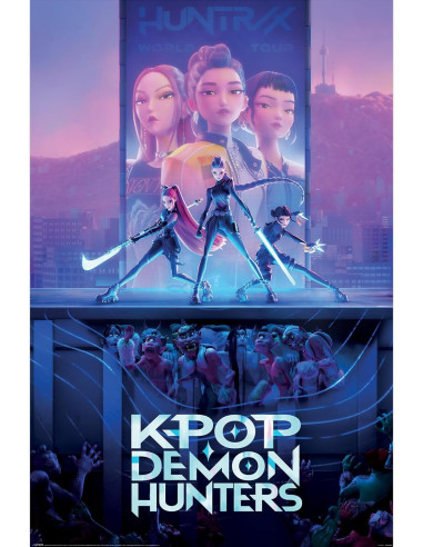 Póster K-Pop Demon Hunters Movie Key...