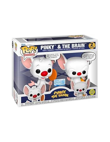 FUNKO POP! Pinky & The Brain Glows in...