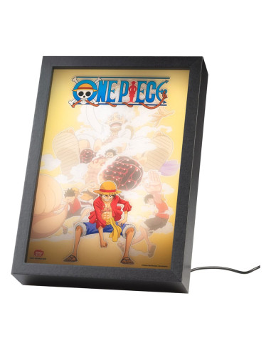 One Piece Lámina LED Enmarcada