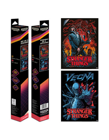 Set 2 Póster Stranger Things Pyramid