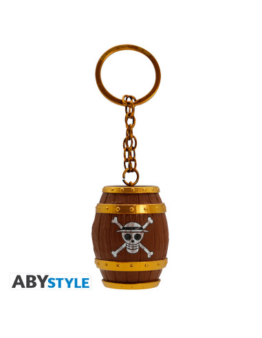 Llavero 3D One Piece Barril Abystyle