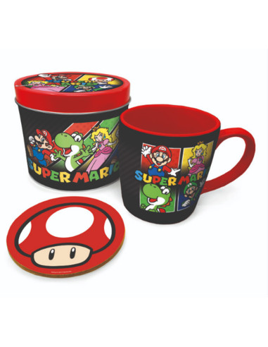 Taza Super Mario Lata Pyramid