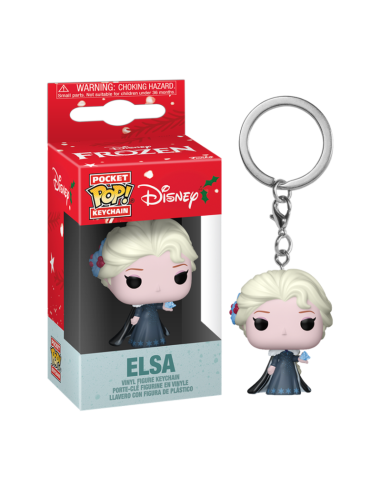 Llavero POCKET POP! Disney Holiday Elsa