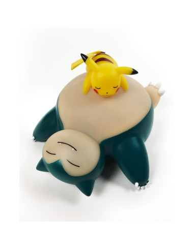 Lampara Pokémon Snorlax  y Pikachu 25cm