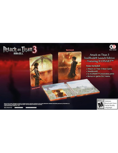 RESERVA Attack On Titan 3 Steel Book...