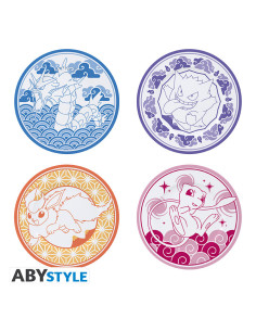 Pokémon Juego de 4 Platos...