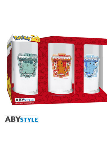 Pokémon Juego de 3 Vasos Abystyle